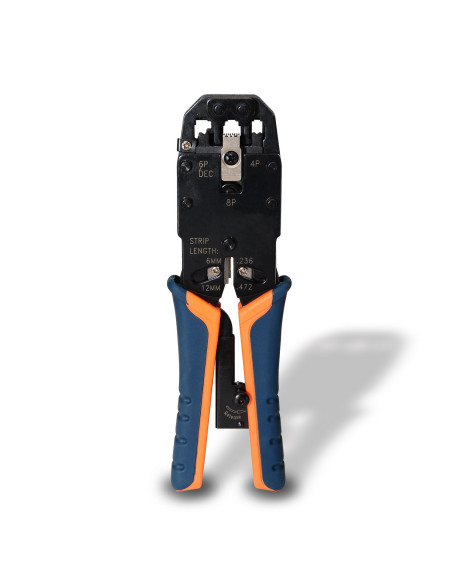 AISENS A142-0311 crimpadora Herramienta para prensar Negro, Azul, Naranja