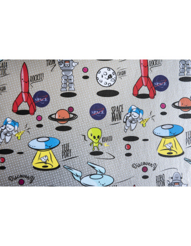 SilverHT Funda Universal Estampada (9'' - 10,1'') Space Silver metal