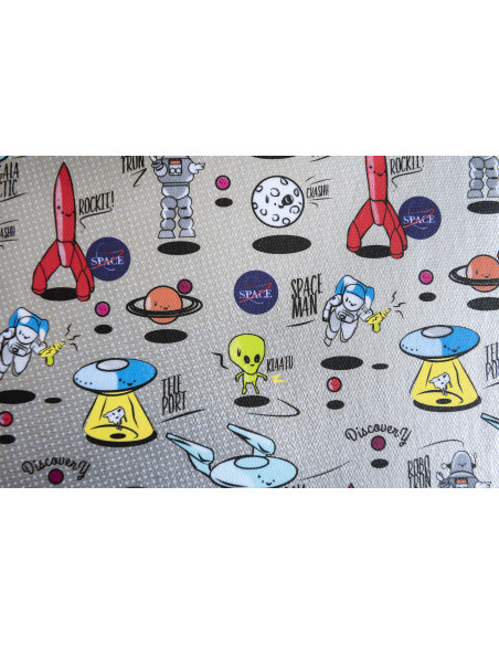 SilverHT Funda Universal Estampada (9'' - 10,1'') Space Silver metal