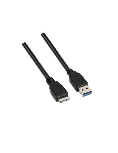 AISENS A105-0043 cable USB USB 3.2 Gen 1 (3.1 Gen 1) 1 m USB A Micro-USB B Negro