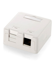 Equip 125122 caja de tomacorriente Blanco
