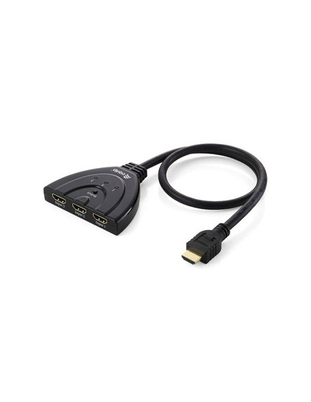 Equip 332703 interruptor KVM Negro