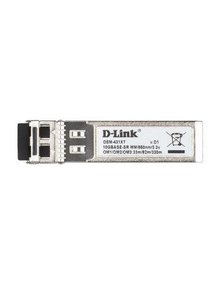D-Link DEM-431XT red modulo transceptor Fibra óptica 10000 Mbit s SFP+ 850 nm