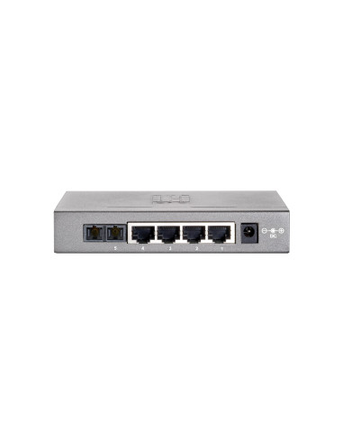 LevelOne Switch Fast Ethernet de 5 puertos, 1 Port SC Multi-Mode Fiber, 2km