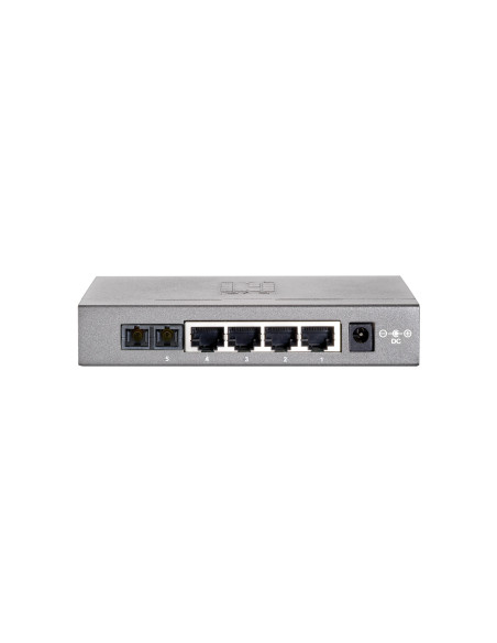 LevelOne Switch Fast Ethernet de 5 puertos, 1 Port SC Multi-Mode Fiber, 2km