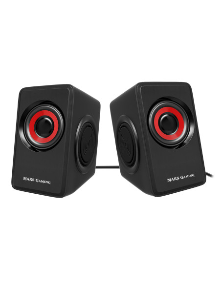 Mars Gaming MS1, altavoces 10W, subwoofer, Jack 3.5mm, Pc Mac smartphone tablet