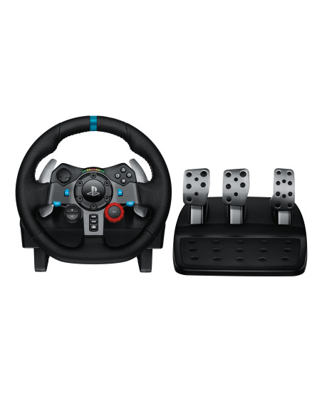 Logitech G 941-000112 mando y volante Negro USB Volante + Pedales Analógico PC, PlayStation 4, PlayStation 5, Playstation 3