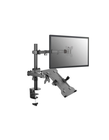 Equip Soporte de escritorio articulado de doble brazo para monitor portátil de 13"-32