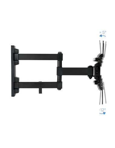 TooQ LP2142TNL-B soporte para TV 106,7 cm (42") Negro