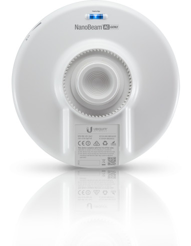 Ubiquiti NanoBeam 5AC Gen 2 Puente wifi 450 Mbit s Blanco