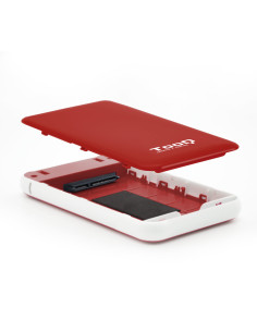 TooQ Caja externa para discos duros 2.5" SATA I II III a USB 3.1 Gen1 con UASP 2