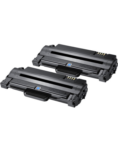 Samsung Paquete de 2 cartuchos de tóner negro de MLT-P1052A de alta capacidad