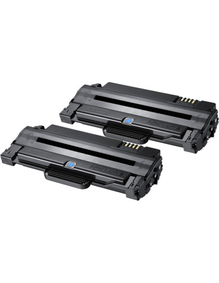 Samsung Paquete de 2 cartuchos de tóner negro de MLT-P1052A de alta capacidad