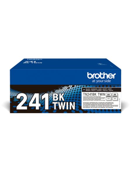 Brother TN-241BKTWIN cartucho de tóner 2 pieza(s) Original Negro