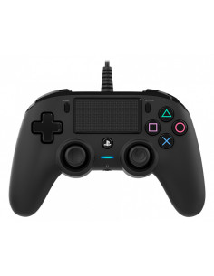 NACON PS4OFCPADBLACK mando y volante Negro USB Gamepad Analógico Digital PC, PlayStation 4