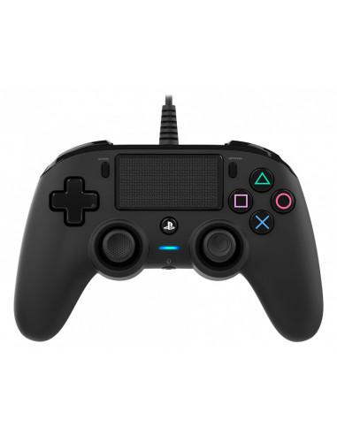 NACON PS4OFCPADBLACK mando y volante Negro USB Gamepad Analógico Digital PC, PlayStation 4