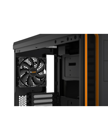 be quiet! Pure Base 600 Window Midi Tower Negro, Naranja