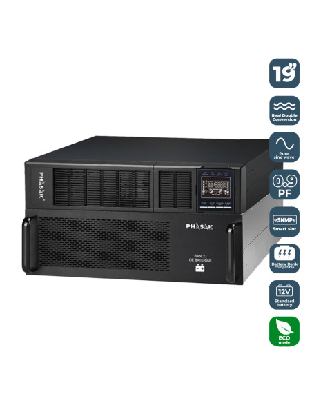 Phasak SAI Online Rack 6000 VA - PH 9360