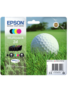 Epson Golf ball Multipack 4-colours 34 DURABrite Ultra Ink 2