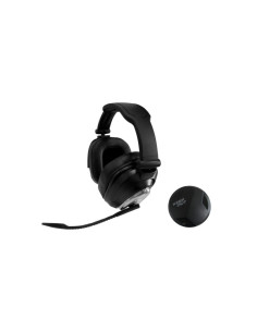 KeepOut HXAIR auricular y casco Auriculares Inalámbrico Diadema Juego Negro, Plata 2