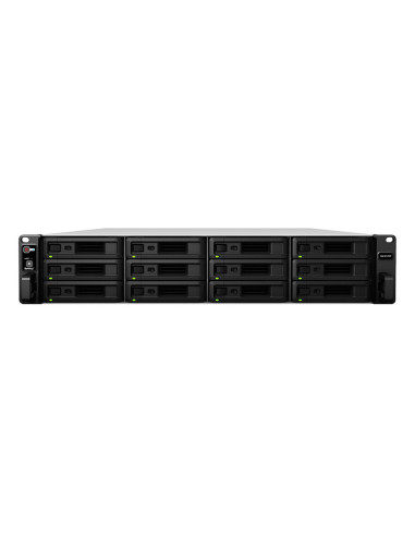 Synology RX1217RP unidad de disco multiple 0 TB Bastidor (2U) Negro, Gris