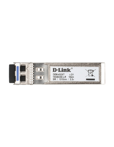 D-Link DEM-432XT red modulo transceptor Fibra óptica 10000 Mbit s SFP+ 1310 nm