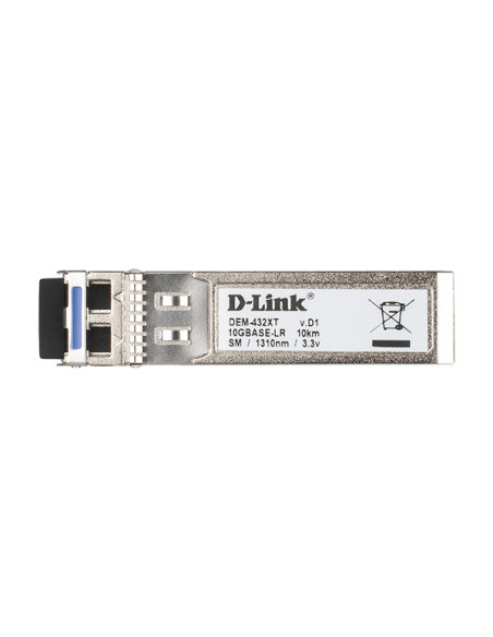 D-Link DEM-432XT red modulo transceptor Fibra óptica 10000 Mbit s SFP+ 1310 nm