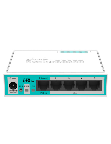 Mikrotik hEX lite router Blanco