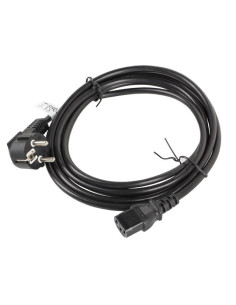 Lanberg CA-C13C-11CC-0050-BK cable de transmisión Negro 5 m C13 acoplador CEE7 7 2