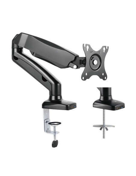 Ewent EW1515 soporte para monitor 81,3 cm (32") Escritorio Negro