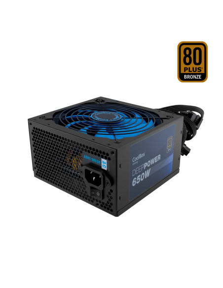 CoolBox GAMING FUENTE DE ALIMENTACION ATX DEEPPOWER-650 80+BRONZE (100V-240V)