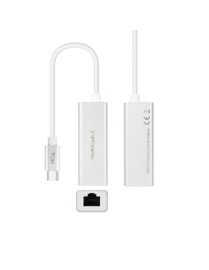 Nanocable Conversor USB-C A Ethernet Gigabit 10 100 1000 Mbps. 15cm 2