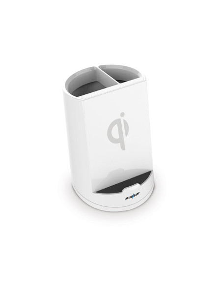 miniBatt PowerCUP Smartphone Blanco USB Cargador inalámbrico Carga rápida Interior