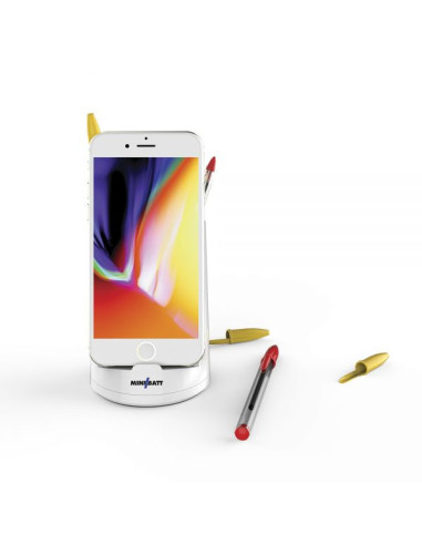 miniBatt PowerCUP Smartphone Blanco USB Cargador inalámbrico Carga rápida Interior