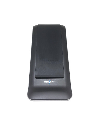 miniBatt MB-STUP cargador de dispositivo móvil Smartphone Negro Cargador inalámbrico Carga rápida Interior