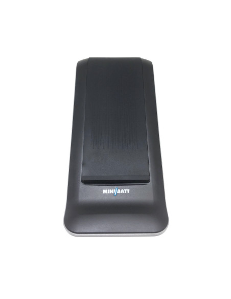 miniBatt MB-STUP cargador de dispositivo móvil Smartphone Negro Cargador inalámbrico Carga rápida Interior