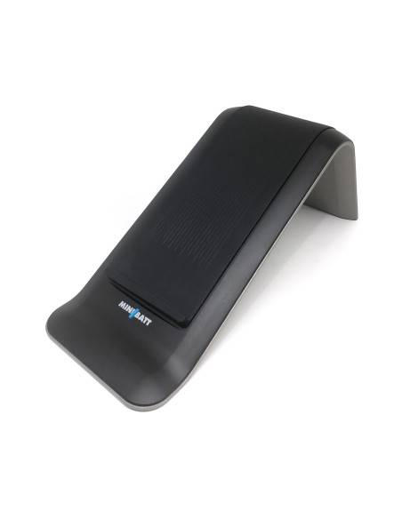 miniBatt MB-STUP cargador de dispositivo móvil Smartphone Negro Cargador inalámbrico Carga rápida Interior