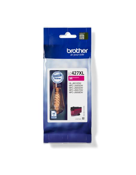 Brother LC427XLM cartucho de tinta 1 pieza(s) Original Alto rendimiento (XL) Magenta