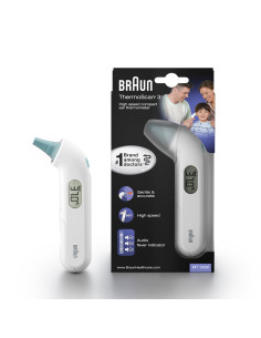 Braun ThermoScan 3 De contacto Blanco Oído 2