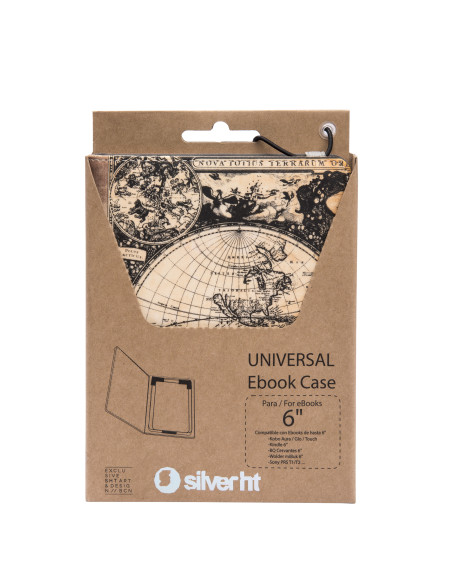 SilverHT Funda Universal Travel para eBook de 6"