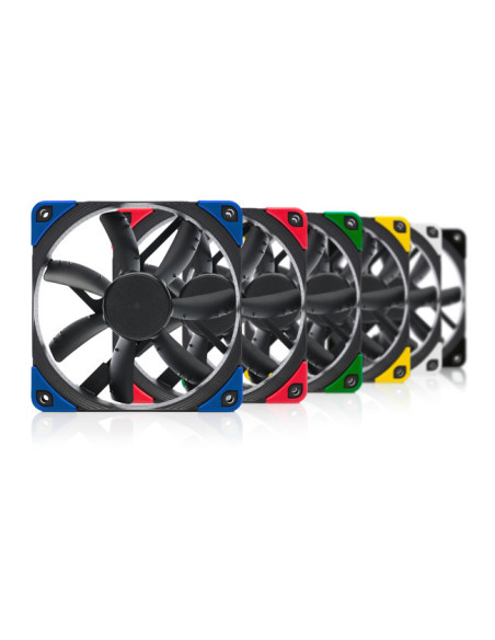 Noctua NF-S12A PWM chromax.black.swap Carcasa del ordenador Ventilador 12 cm Negro 1 pieza(s)