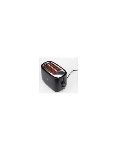JATA TT631 tostadora 2 rebanada(s) 750 W Negro, Acero inoxidable