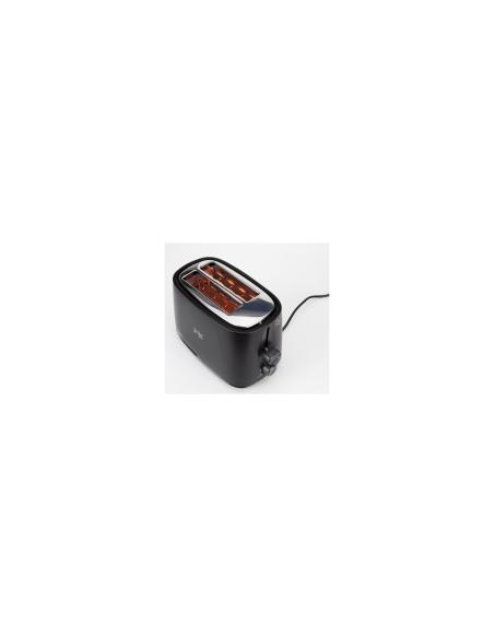 JATA TT631 tostadora 2 rebanada(s) 750 W Negro, Acero inoxidable