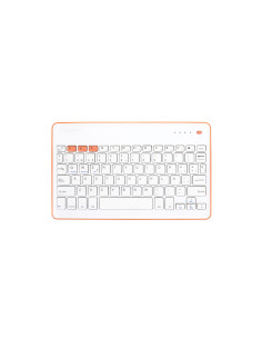 SilverHT Wireless KB White + Peach