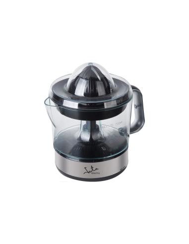 JATA EX421 exprimidor Exprimidor eléctrico con brazo 40 W Negro, Acero inoxidable, Transparente