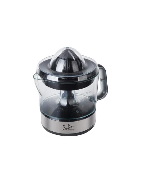 JATA EX421 exprimidor Exprimidor eléctrico con brazo 40 W Negro, Acero inoxidable, Transparente