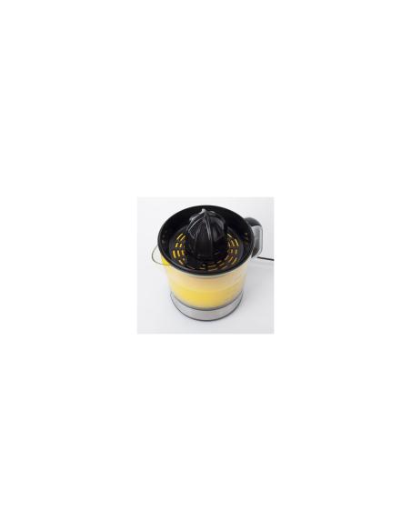 JATA EX421 exprimidor Exprimidor eléctrico con brazo 40 W Negro, Acero inoxidable, Transparente