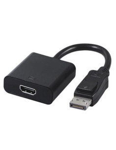 Gembird A-DPM-HDMIF-002 adaptador de cable de vídeo 0,1 m DisplayPort HDMI tipo A (Estándar) Negro