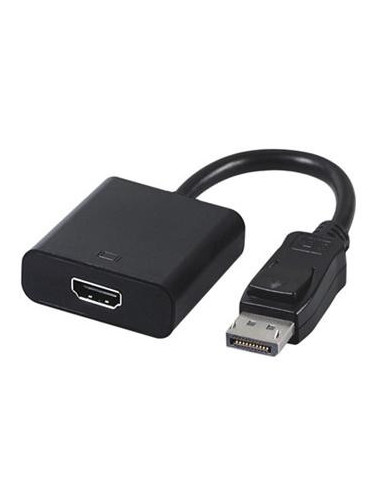 Gembird A-DPM-HDMIF-002 adaptador de cable de vídeo 0,1 m DisplayPort HDMI tipo A (Estándar) Negro
