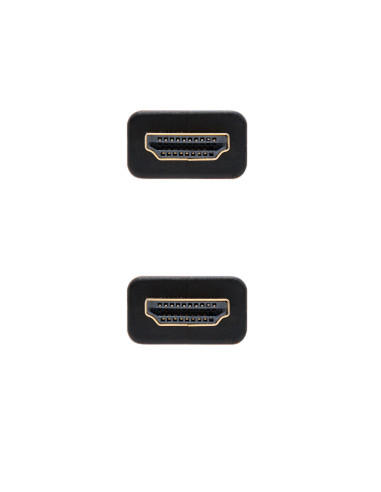 Nanocable Cable HDMI V2.0 4K@60GHz 18 Gbps A M-A M, negro, 1.5 m.